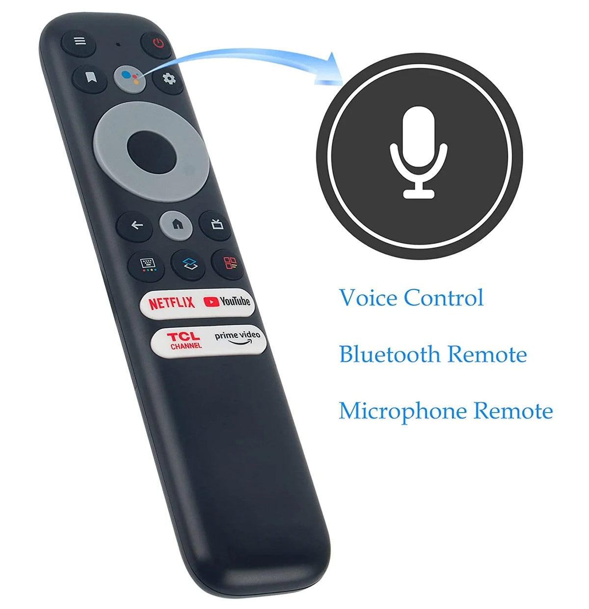 Voice Remote Control for TCL Smart TVs H957166