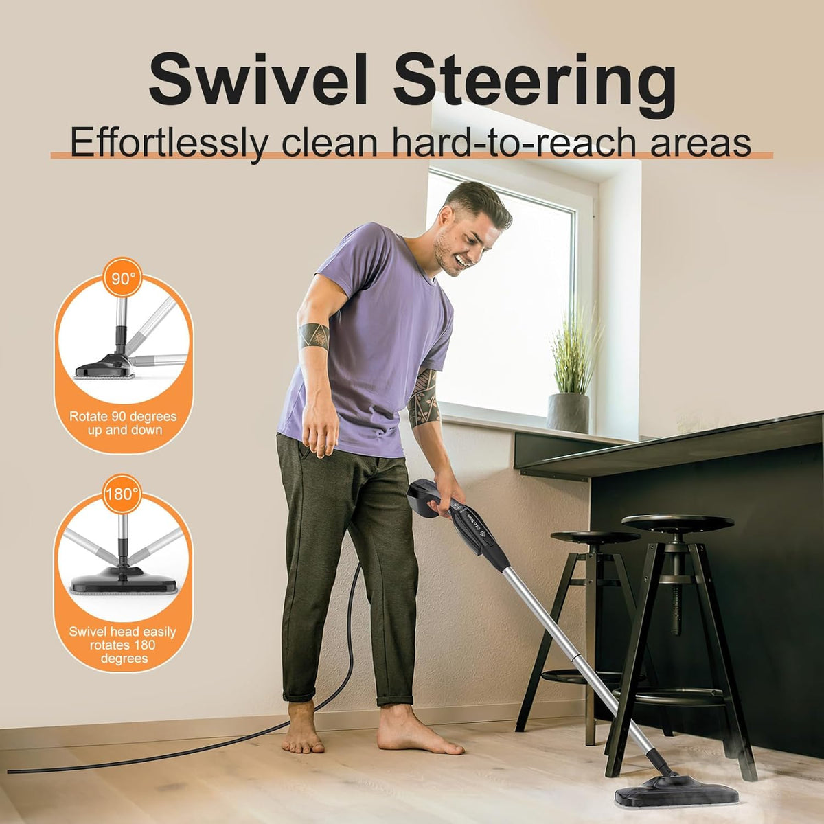 17 Accessories Steam Mop J747
