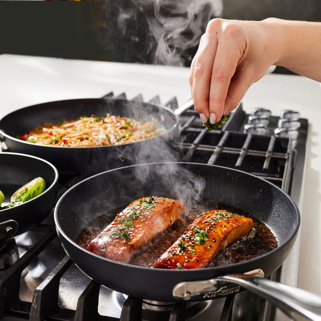 3 Piece Hard-Anodized Fry Pan Set O41935