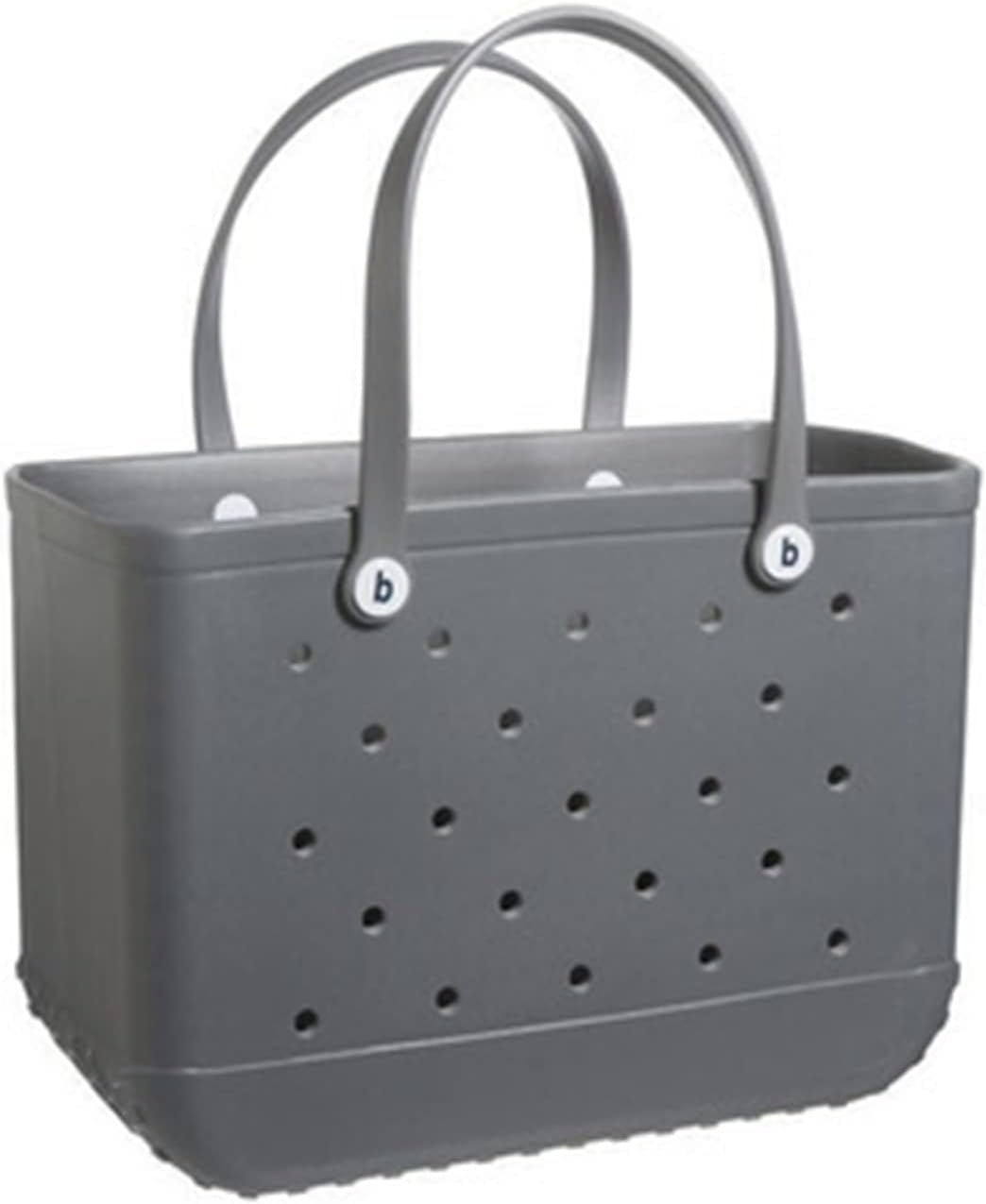 Gray Waterproof Silicone Tote Bag T2241