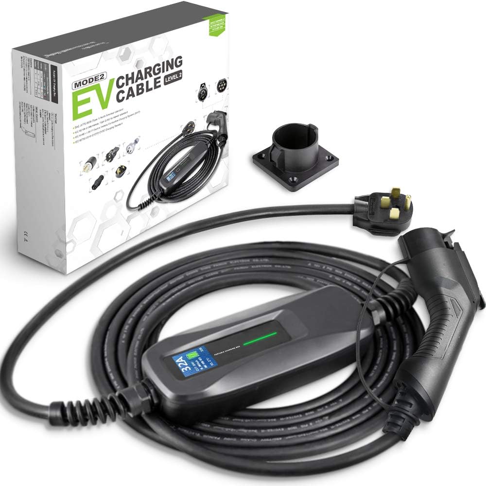 Level 2 32 Amp Portable EV Charger with 25ft Cable V3299