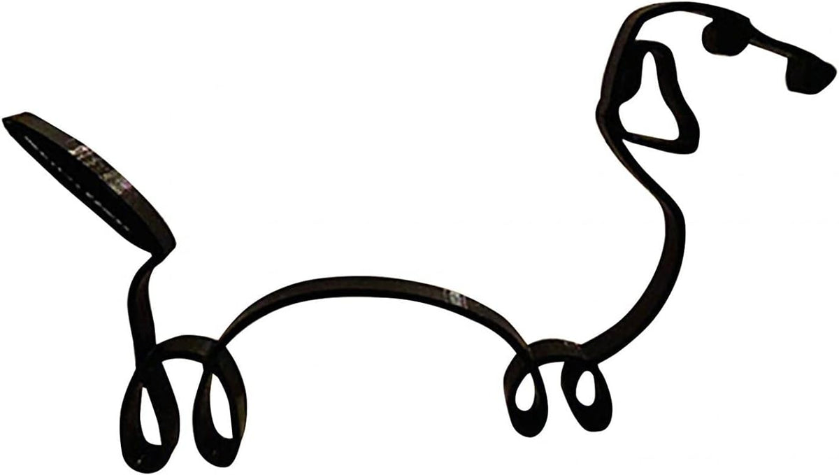 Metal Abstract Dog Line Drawing Sculpture G402829