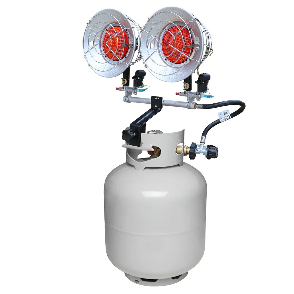 Double Tank Top Outdoor Propane Heater M605183