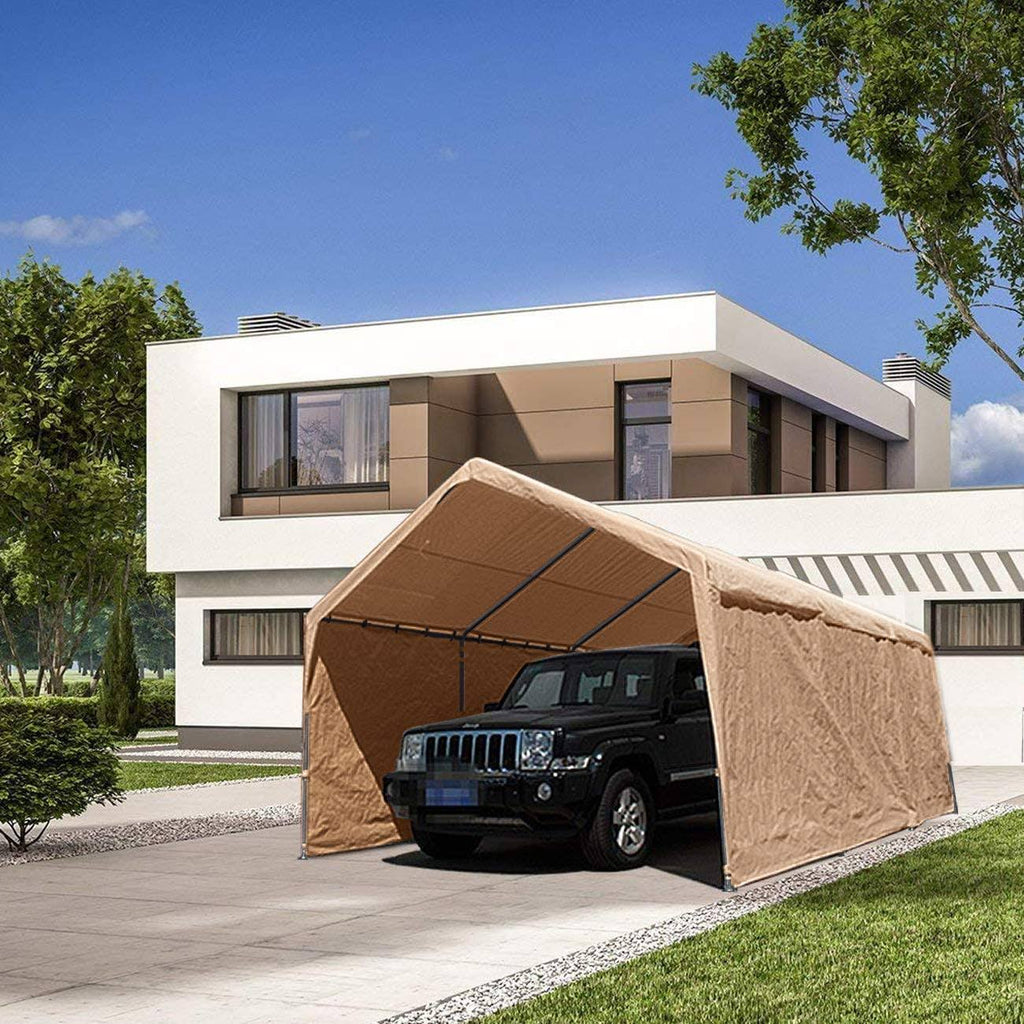 Extra Large Heavy Duty Carport with Removable Sidewalls Y63268