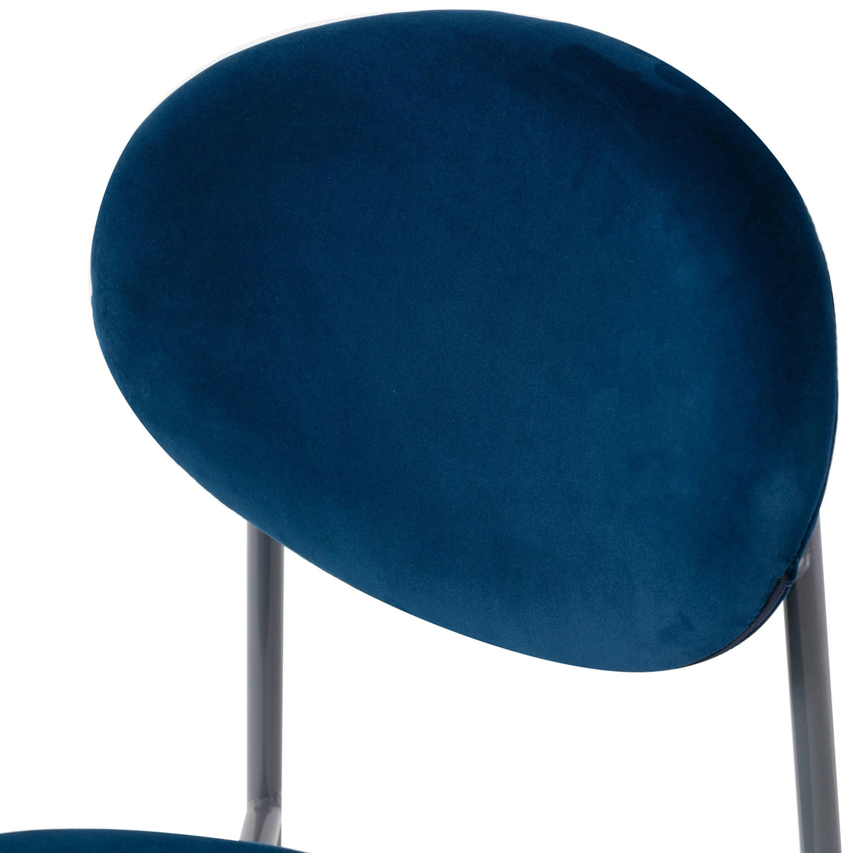 Navy Blue Velvet Dining Chair Set of 4 Y820