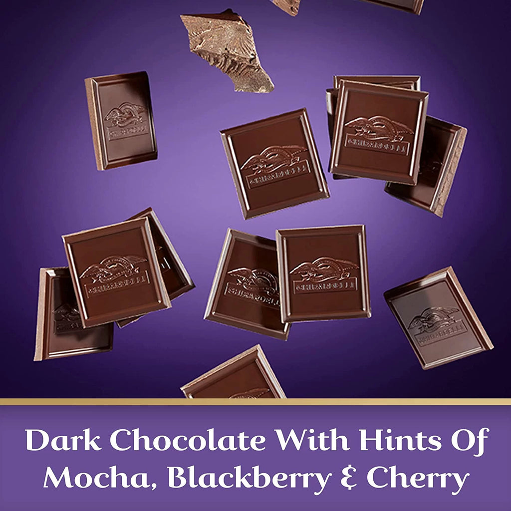 72% Cacao Dark Chocolate Squares (Pack Of 3) G350