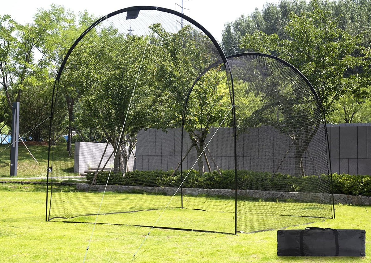 Large Batting Cage Net with Steel Frame V80528