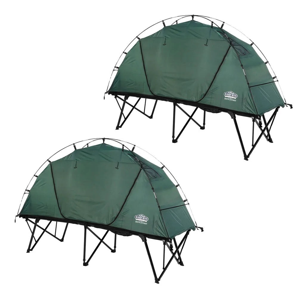 Compact Collapsible Camping Tent Cot (2 Pack) U38608
