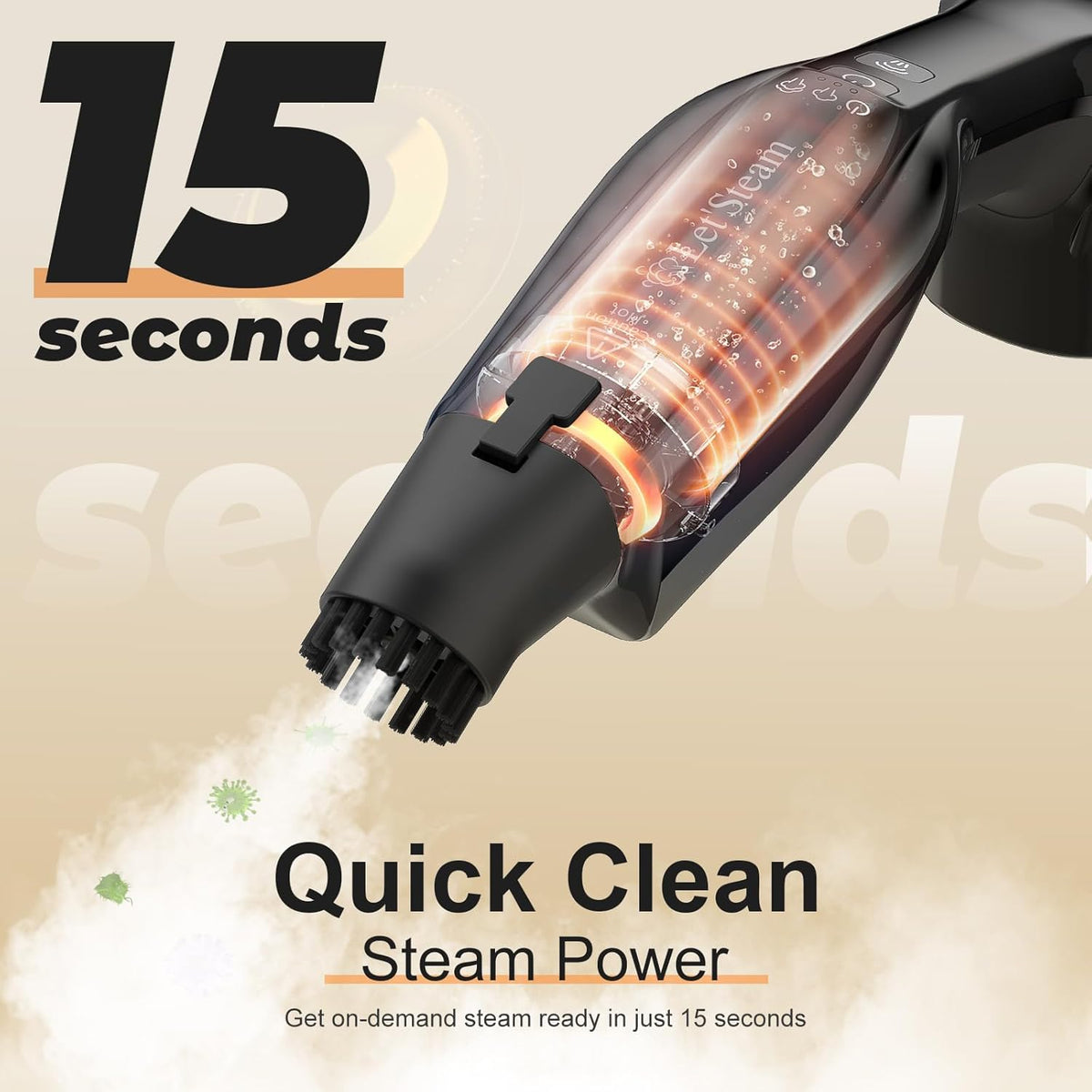 17 Accessories Steam Mop J747