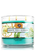 White Tea & Ginger 3 Wick Scented Candle 14.5 oz K249
