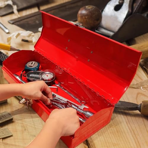 16" Portable Steel Tool Box E9988