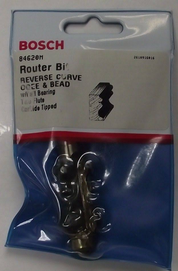 7/8 In. x 1-1/2 In. Carbide Tipped Reverse Curve Ogee & Bead Bit D23355