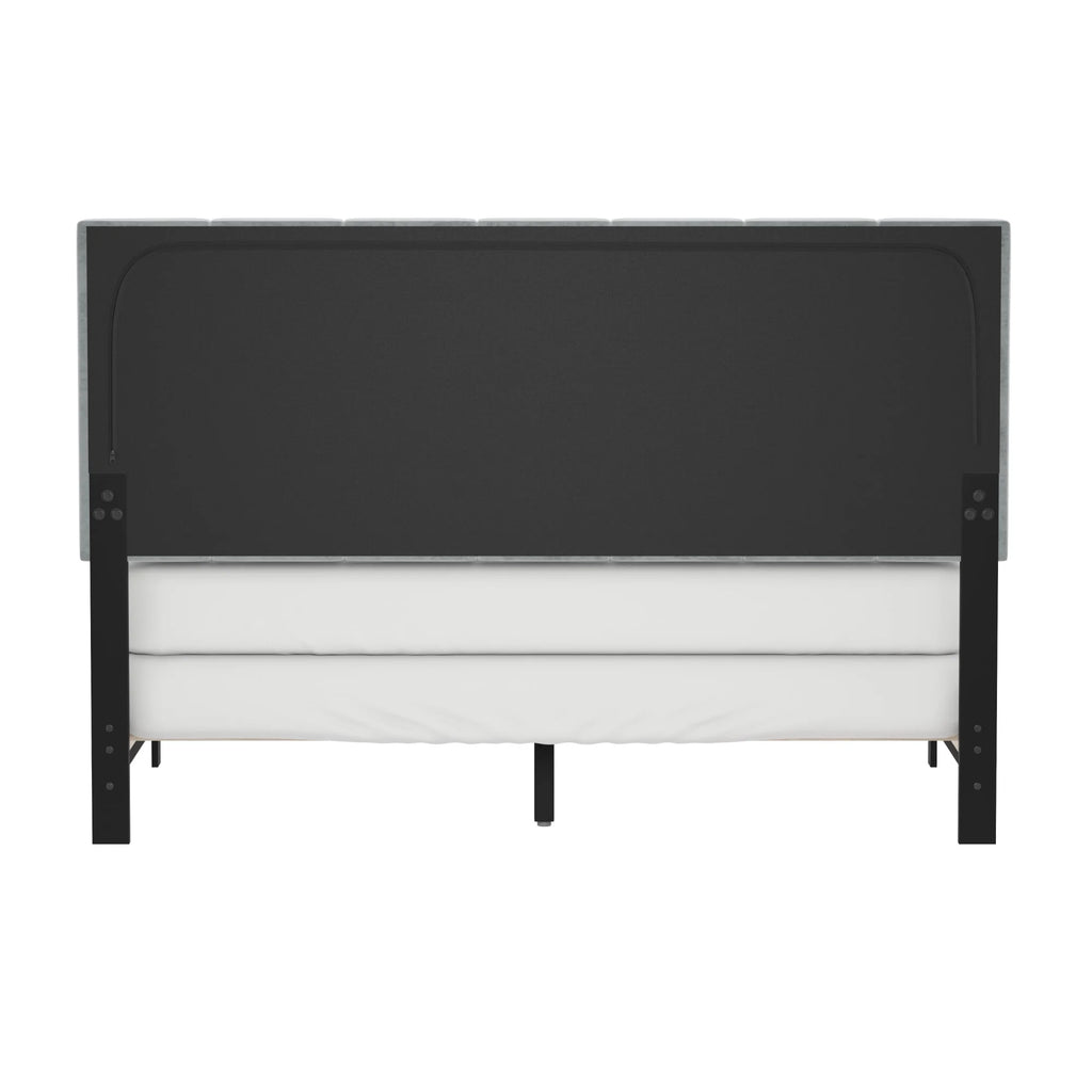 Platinum Gray Upholstered Queen Bed G370