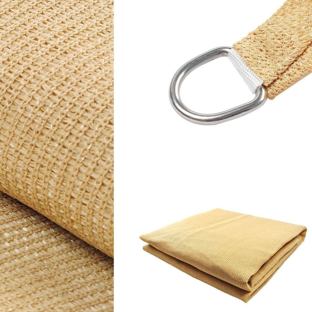 Beige Square Sun Shade Sail Canopy G325