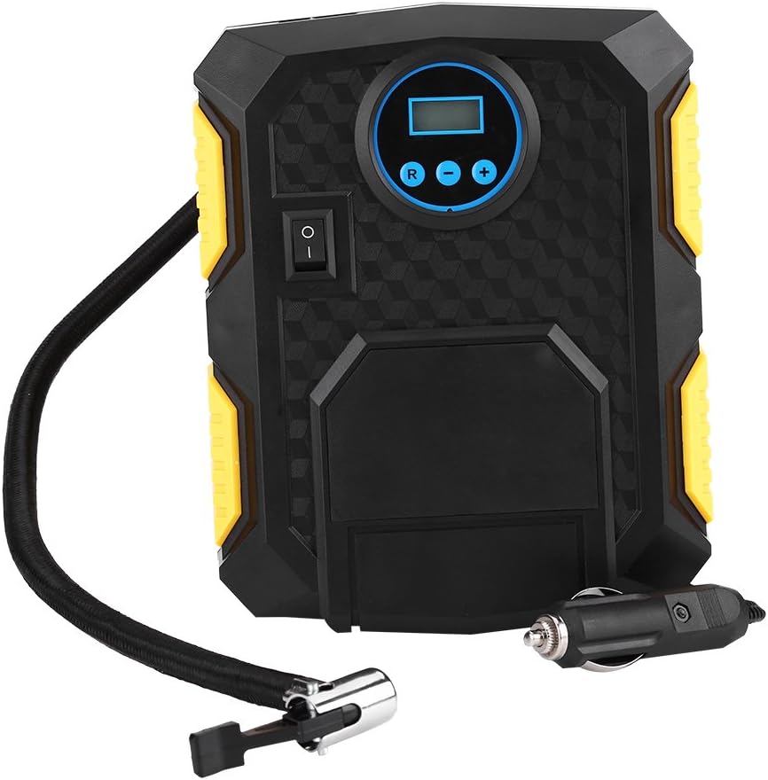 12V Digital Portable Car Tire Inflator Pump 150PSI Q794810