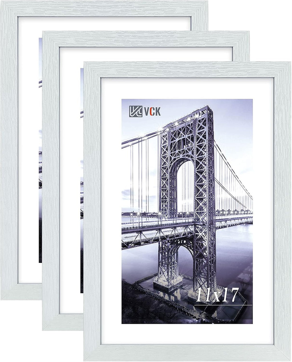 18x24 Poster Frames 3 Pack Black MDF Wood E5845