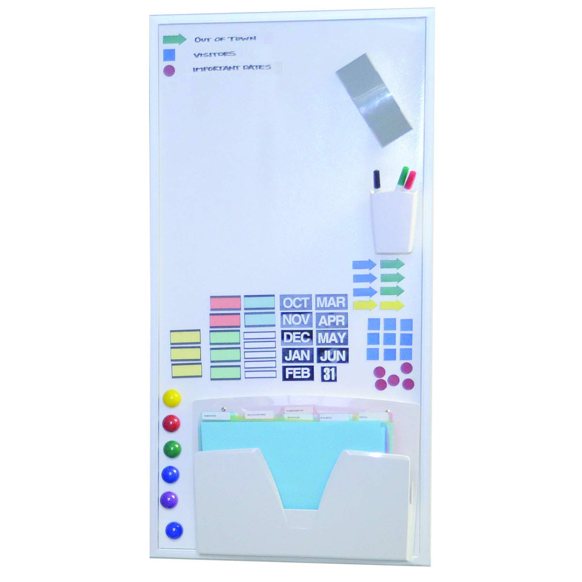 Magnetic Dry-Erase Multi-Purpose Panel H639494