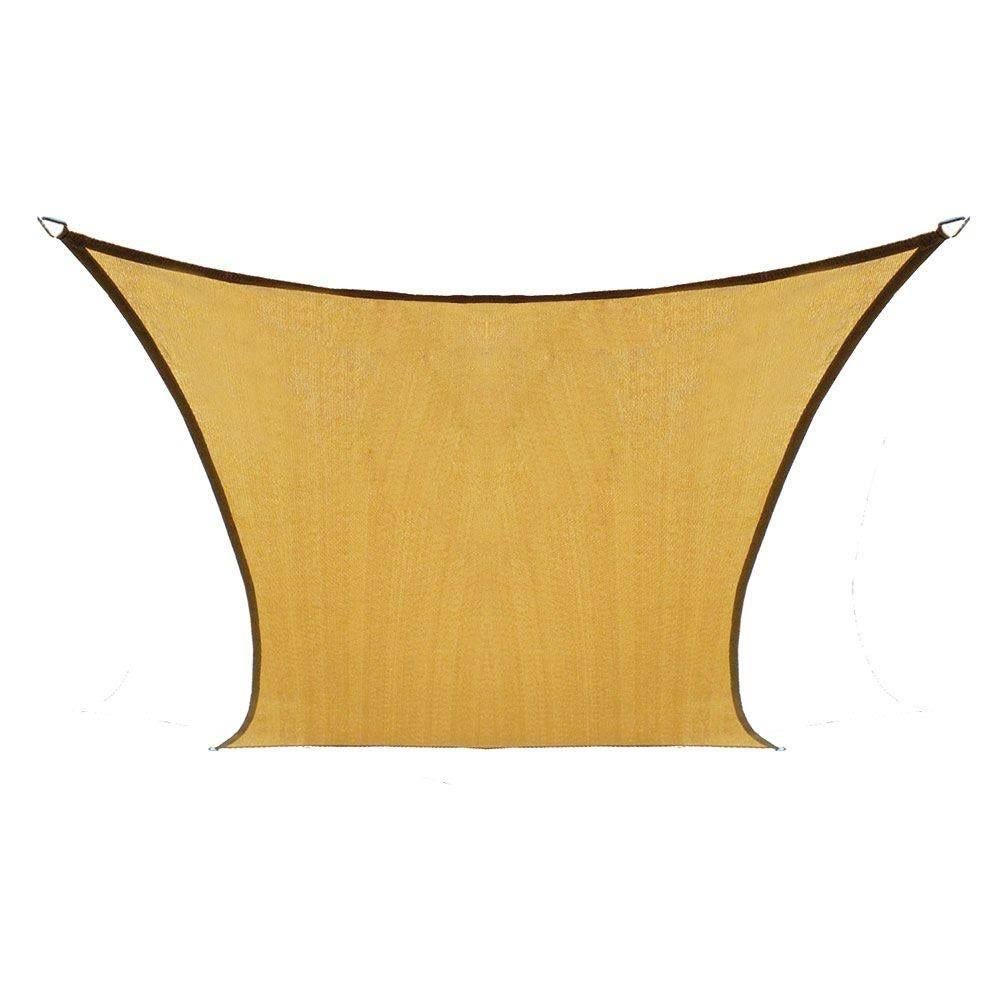 Beige Square Sun Shade Sail Canopy G325