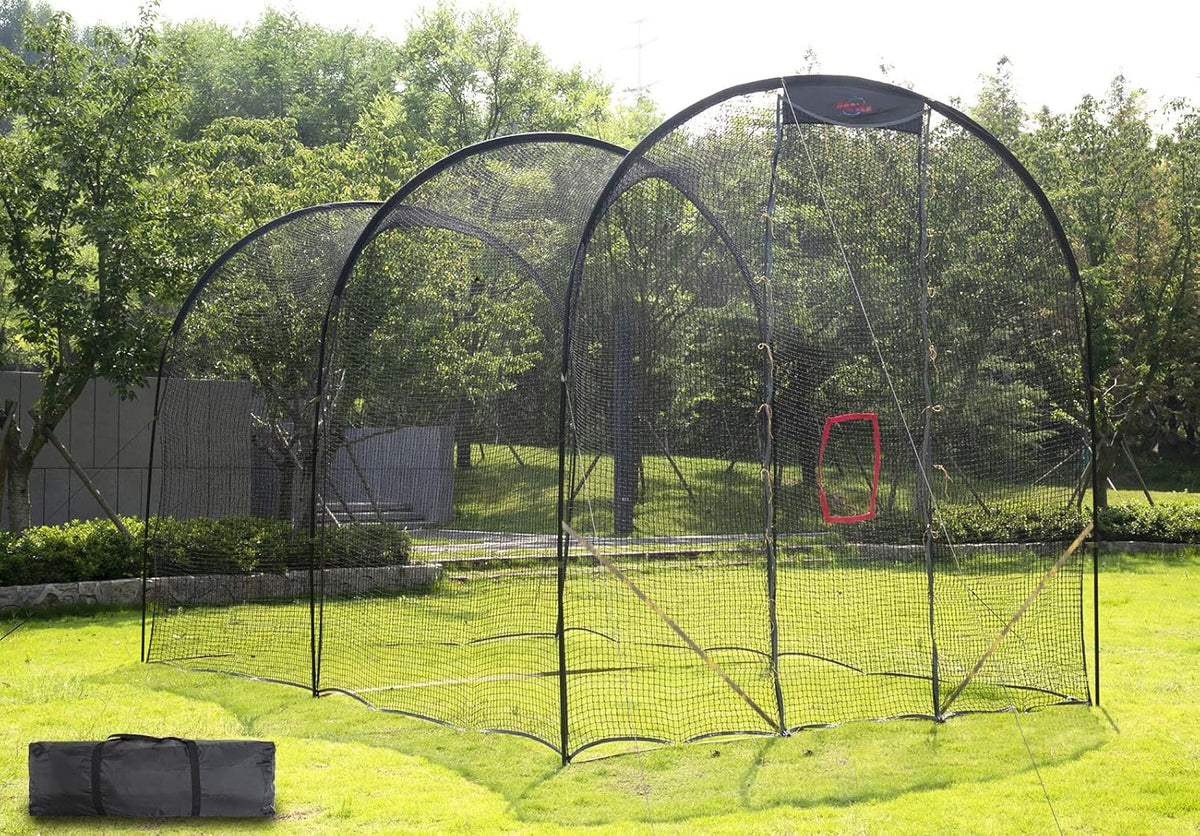 Large Batting Cage Net with Steel Frame V80528