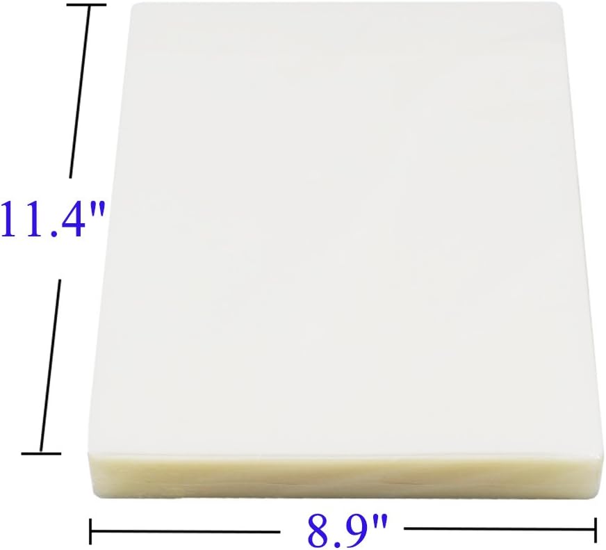 Thermal Laminating Pouches 8.9 x 11.4, 5 Mil, 300 Pack M3604