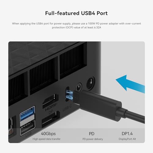 Mini PC with AMD Ryzen 9 6900HX, 32G DDR5, 1TB SSD O34475