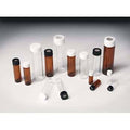 Amber 40 ml Glass Vials PTFE/Silicone Septa 100/pk T49431