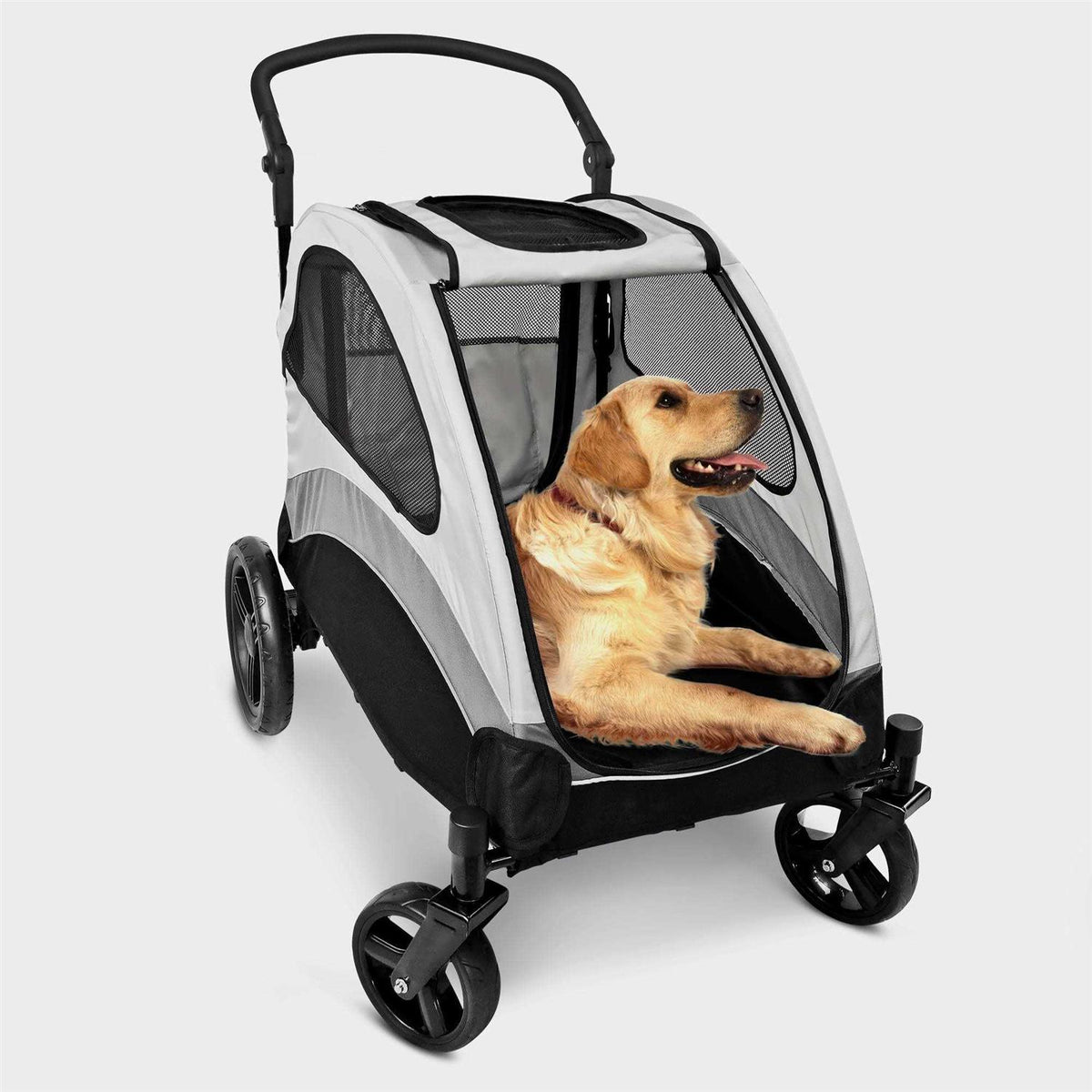 Foldable Pet Stroller with 4 Wheels L904