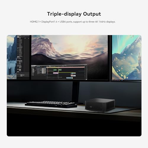 Mini PC with AMD Ryzen 9 6900HX, 32G DDR5, 1TB SSD O34475