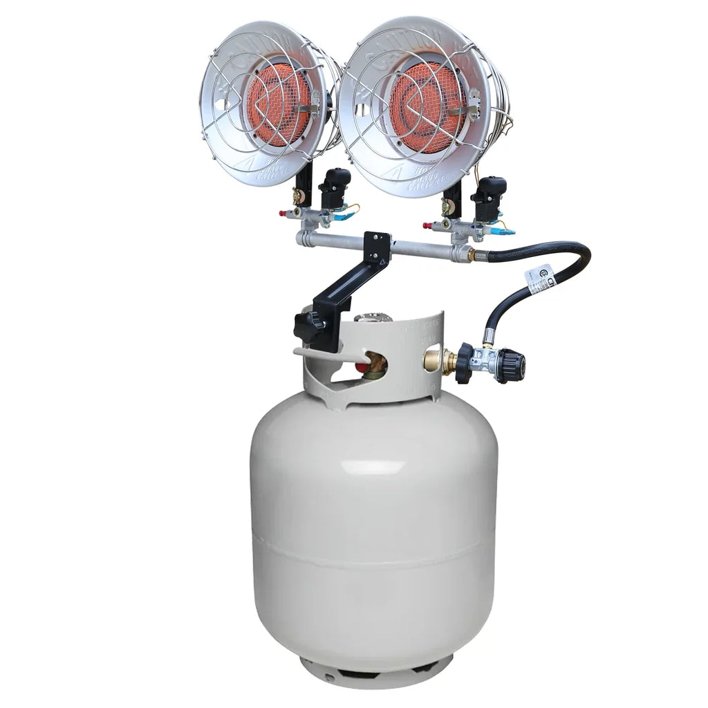 Double Tank Top Outdoor Propane Heater M605183