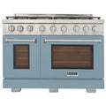 48 6.7 cu. ft. Natural Gas Range Light Blue C147587