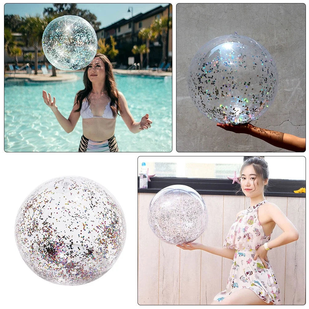 Transparent PVC Inflatable Beach Ball A41127