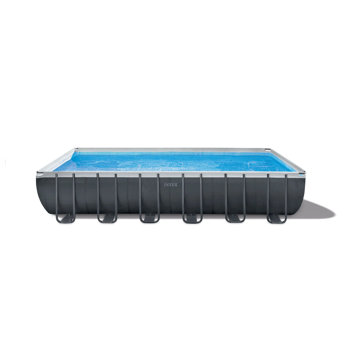 24' x 12' x 52 Rectangular Frame Swimming Pool with Pump H4423