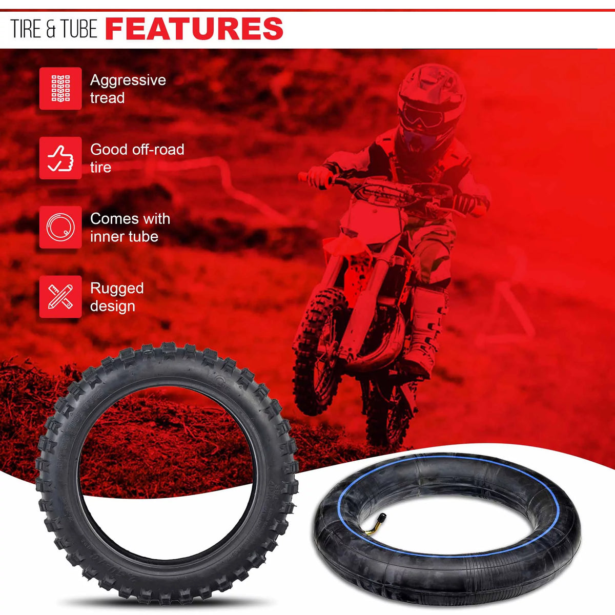 2.50-10 Tire and Tube I630068