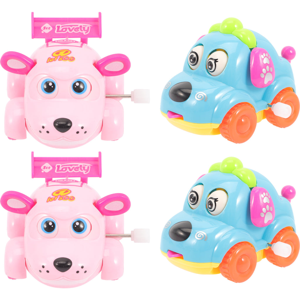 16 Pcs Wind up Cars Mini Plastic Toy R480