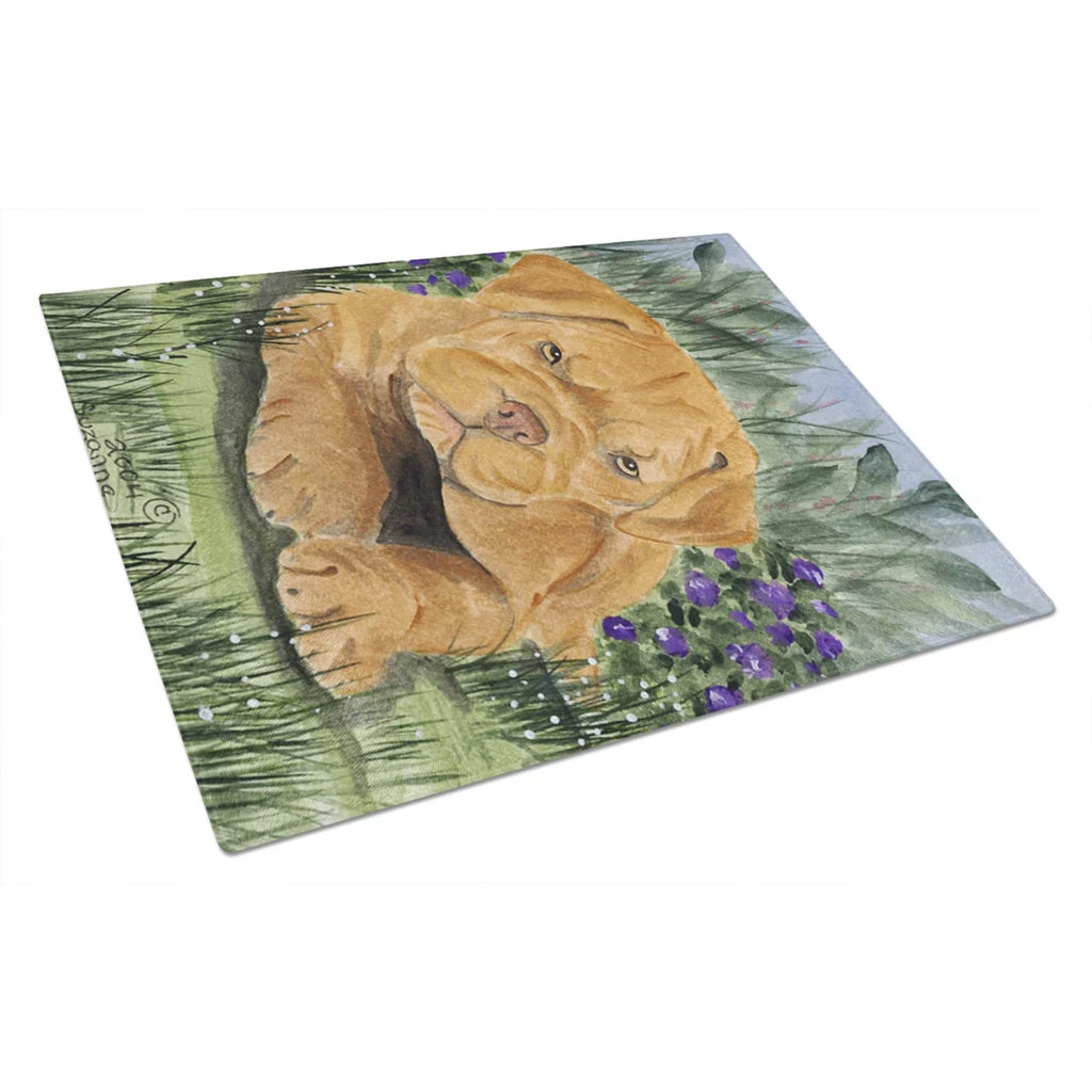 Dogue de Bordeaux Glass Cutting Board Large A49137