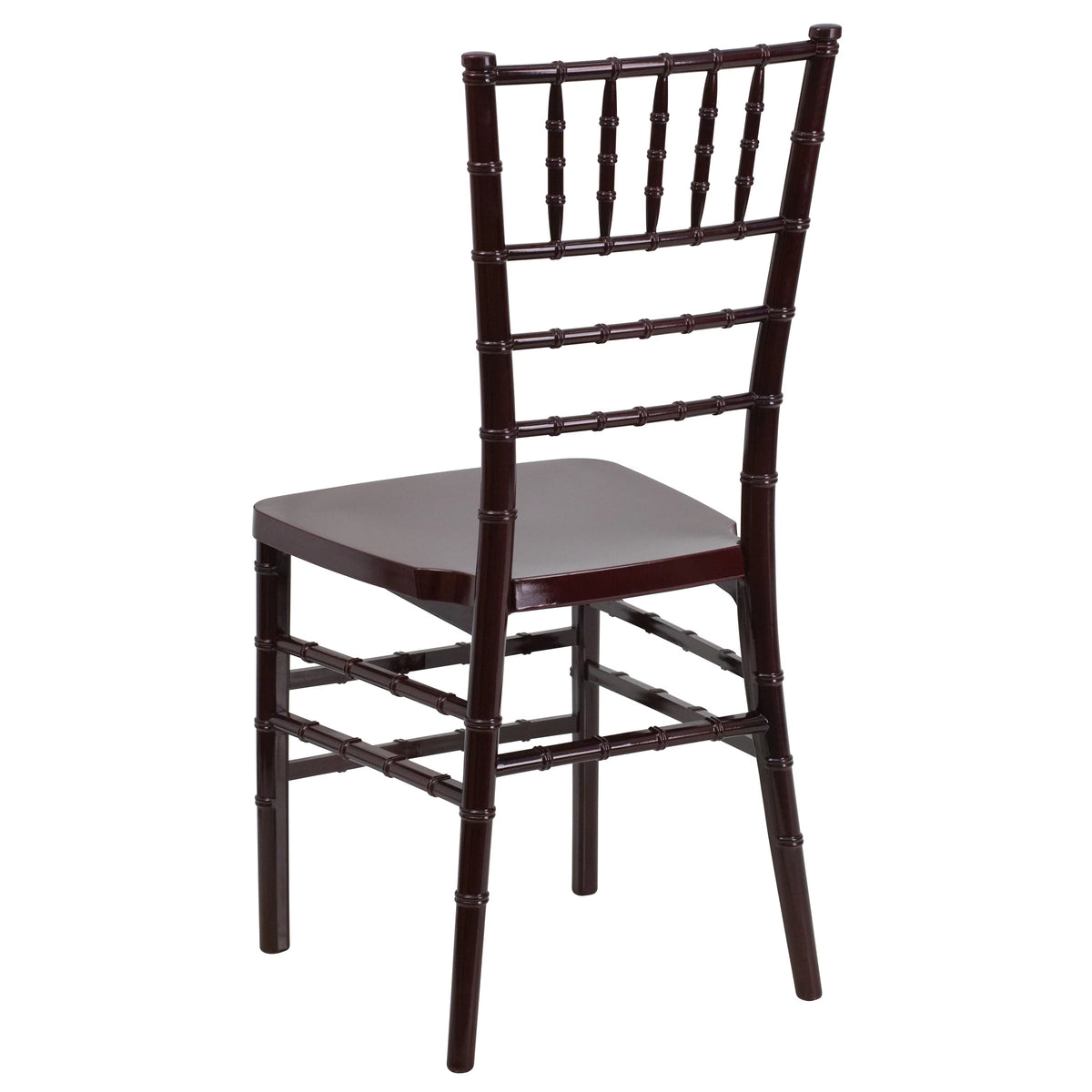 Mahogany Resin Stacking Chiavari Chair G204