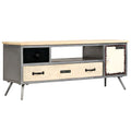 Solid Wood Mango and Steel TV Stand J79475