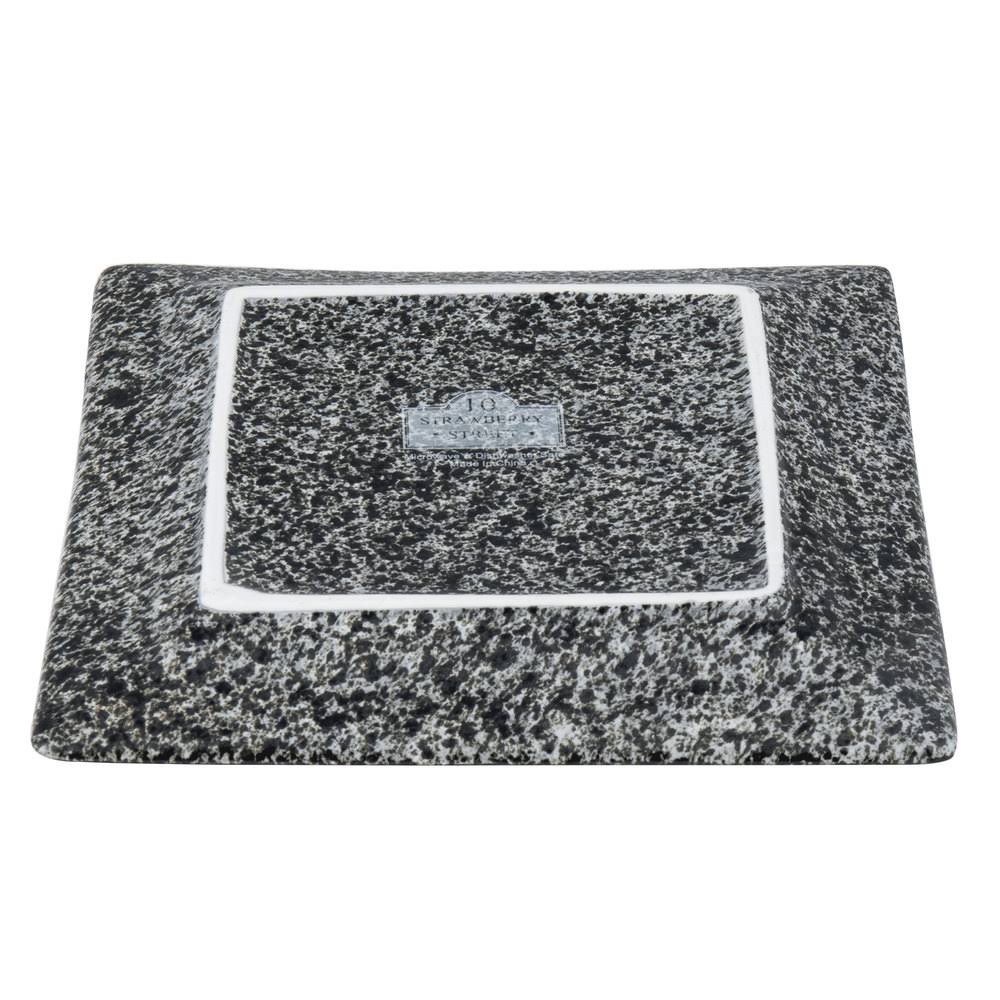 Granite Square Porcelain Dinner Plate - 24/Case F290590