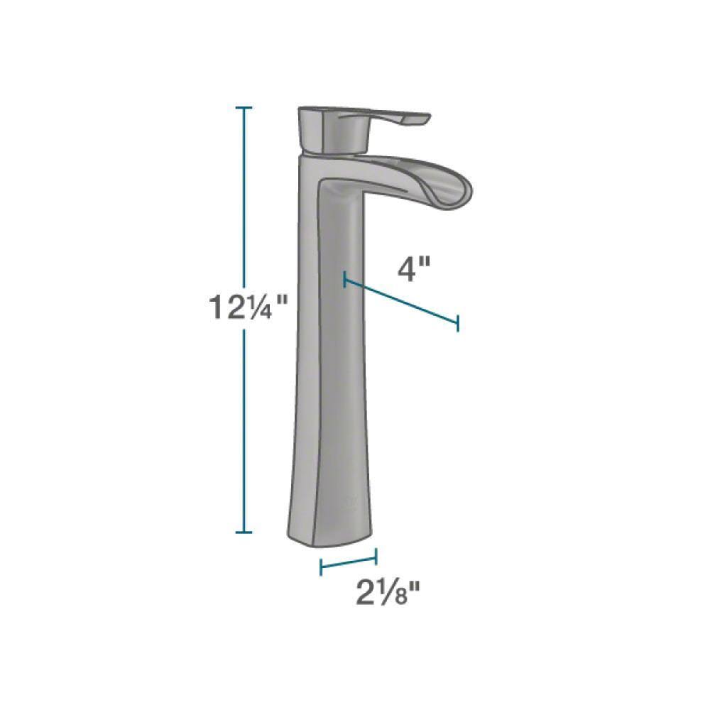 Red Lava Glass Vessel Bathroom Sink with Vessel Faucet T56242