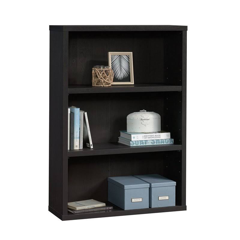 3-Shelf Engineered Wood Bookcase in Raven Oak Z4934