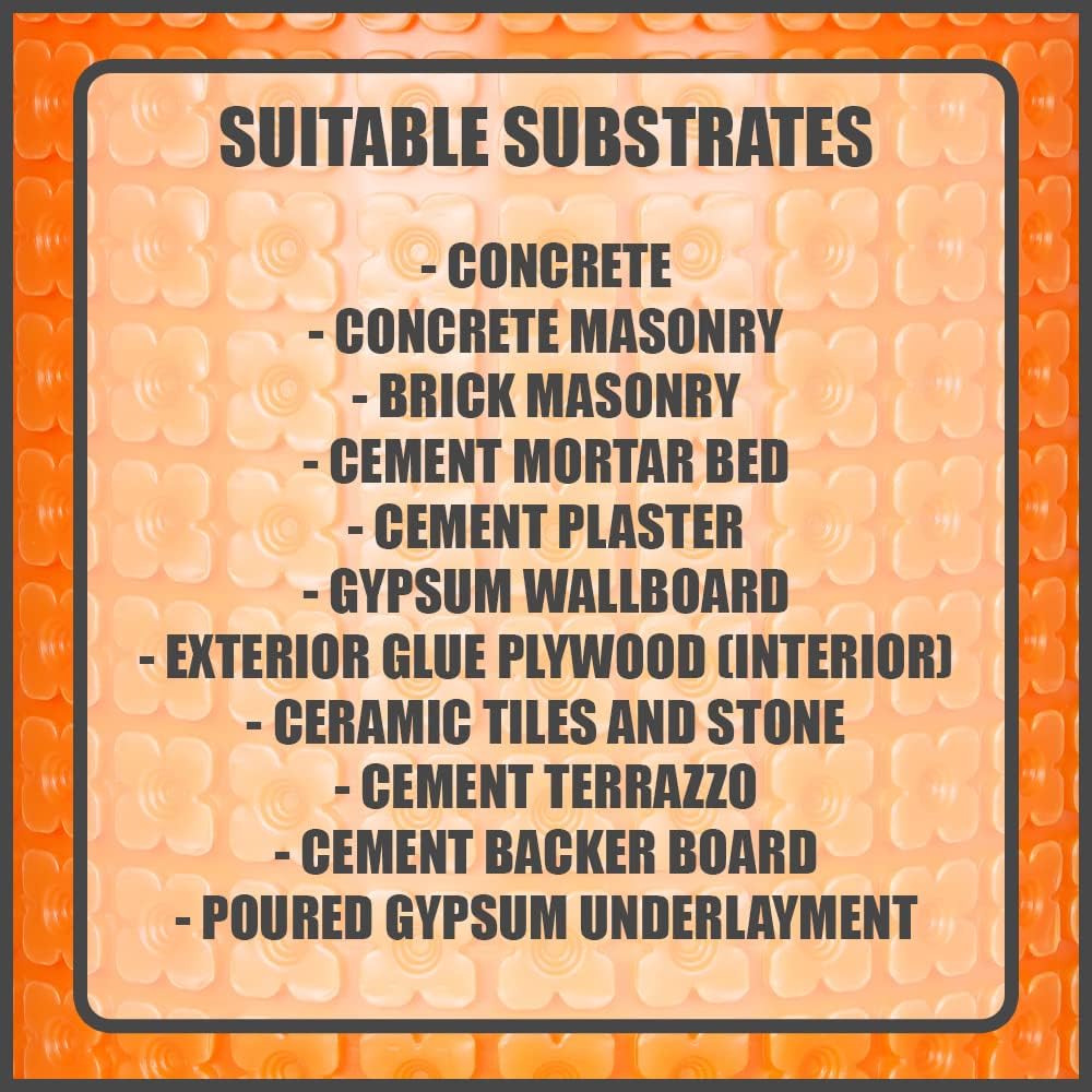 Heated Floor Uncoupling Membrane 54 SQFT V53139