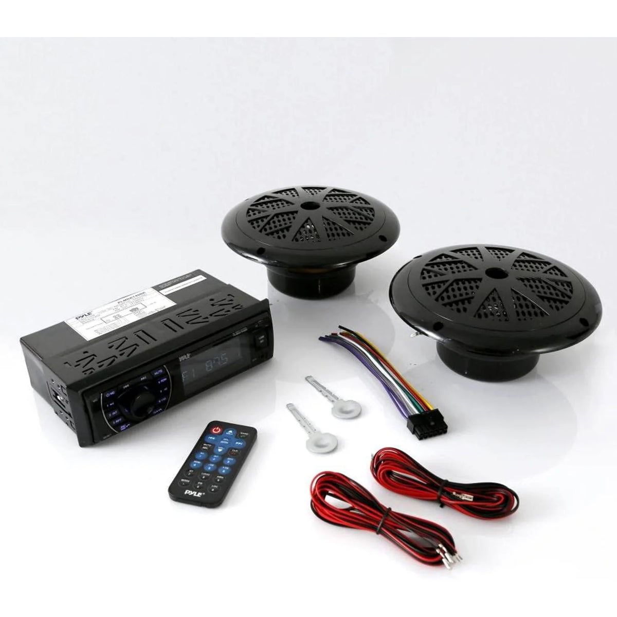 5.25 Inch Bluetooth Marine Receiver Stereo & Speaker Kit V511564