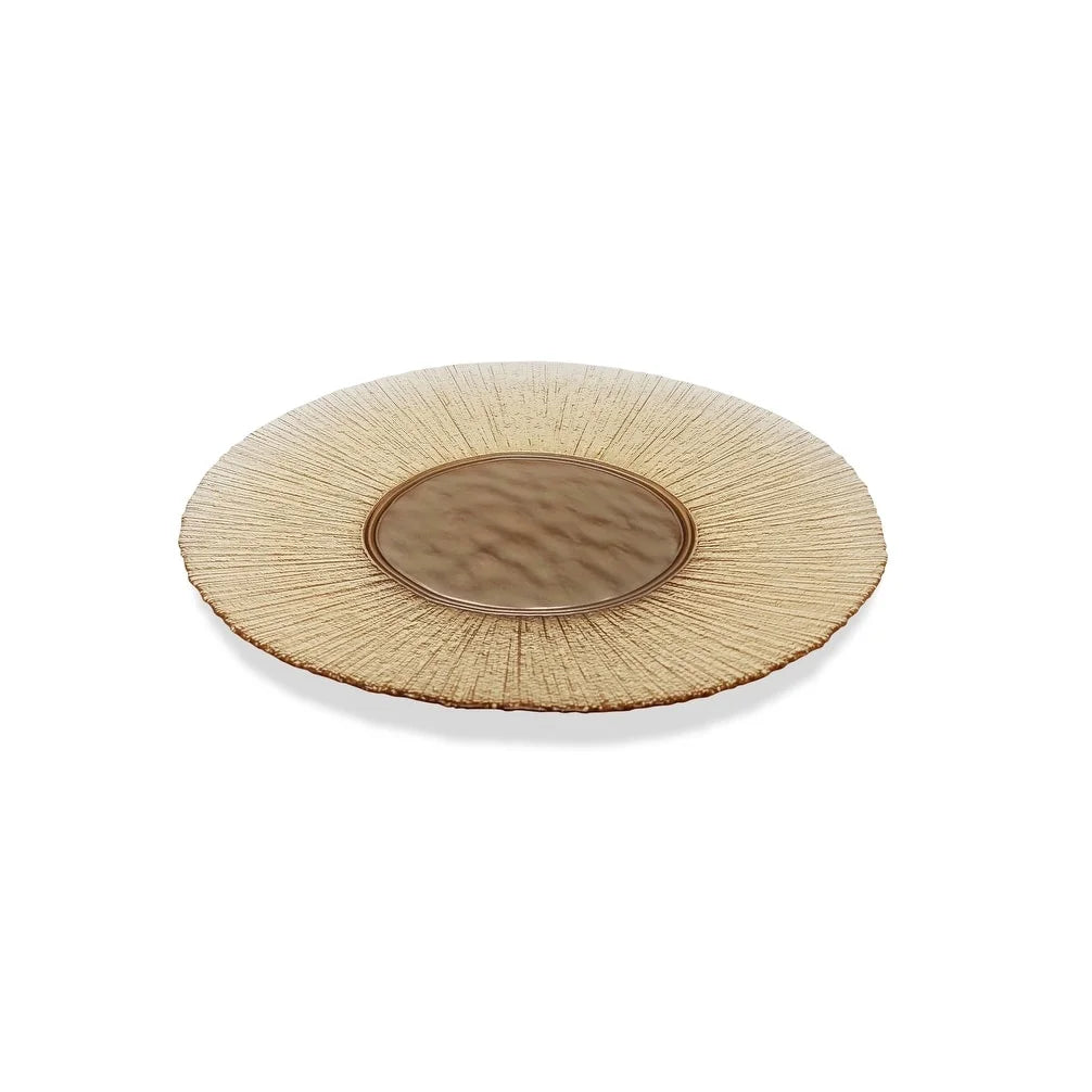 Rosegold Set of 4 Chargers L117316