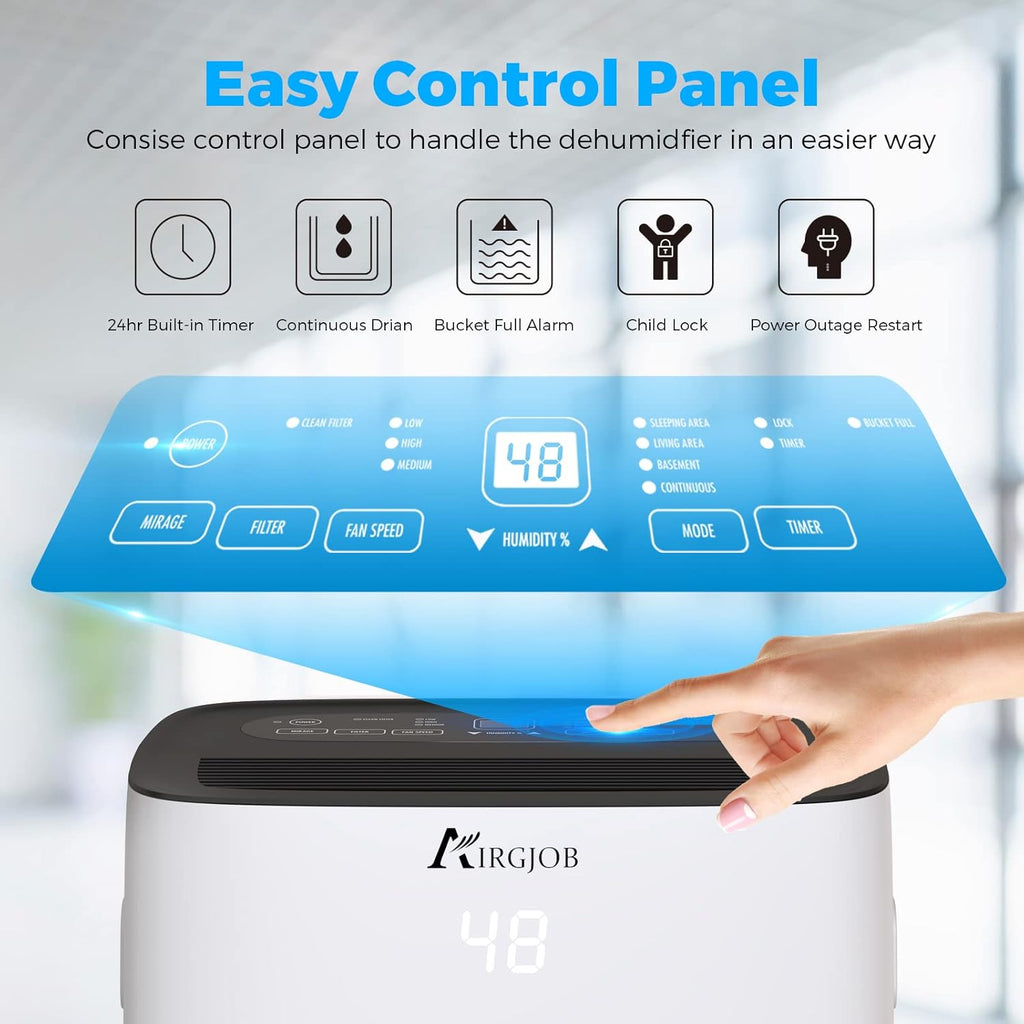 50-Pint Energy Star Dehumidifier with Auto Continuous Drain R3055