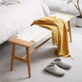 Natural Oak Wood Dining Bench L5448