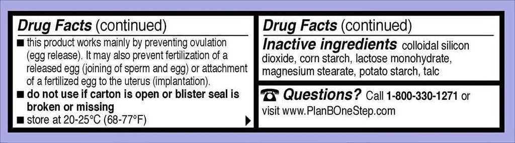 Emergency Contraceptive O682101