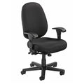 Fabric Task Chair with Black Base U964705