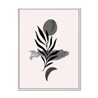 Painting on Canvas White Floater Frame 40x22 H x 30x22 W x 1.5x22 D D70562