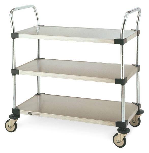 Standard Duty Utility Cart, Open Design, 2 Wire, 1 Solid H4844