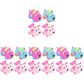 16 Pcs Wind up Cars Mini Plastic Toy R480